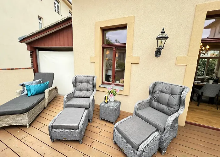 Hébergement de vacances Charmantes Hinterhaus Mit Terrasse - Zentrale Lage Dresde